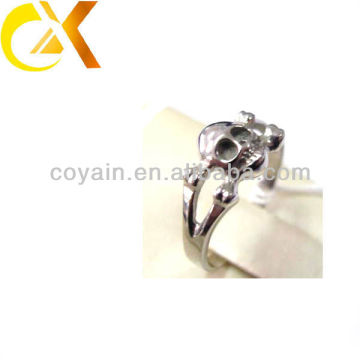 2013 Polishing 316L Stainless Steel Skull Rings